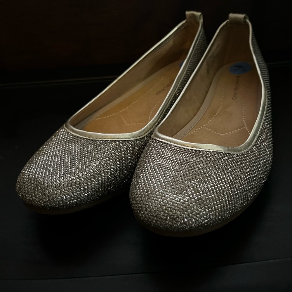 Bandolino Shimmering Silver Loafers